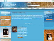 Tablet Screenshot of lusafrica.com